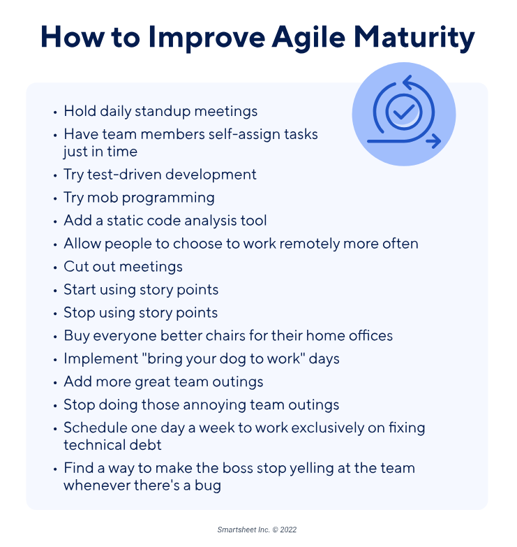  ideas for improving Agile maturity